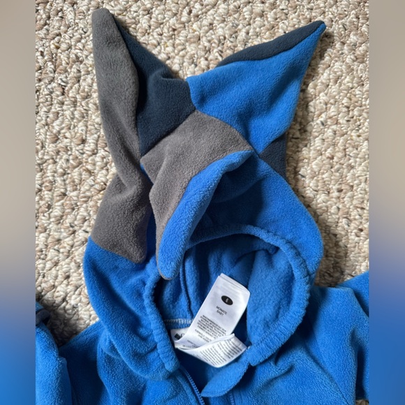 Columbia Baby 6 month Jester hood Blue footie EUC - Picture 10 of 10